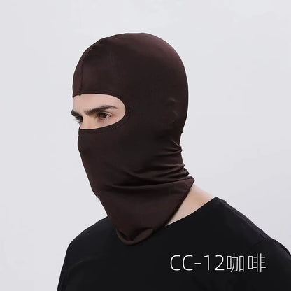 Balaclava Motorcycle Face Mask Moto Helmet Bandana Hood Ski Neck Full Face Mask Windproof Dustproof Face Shield Men'S Biker Mask